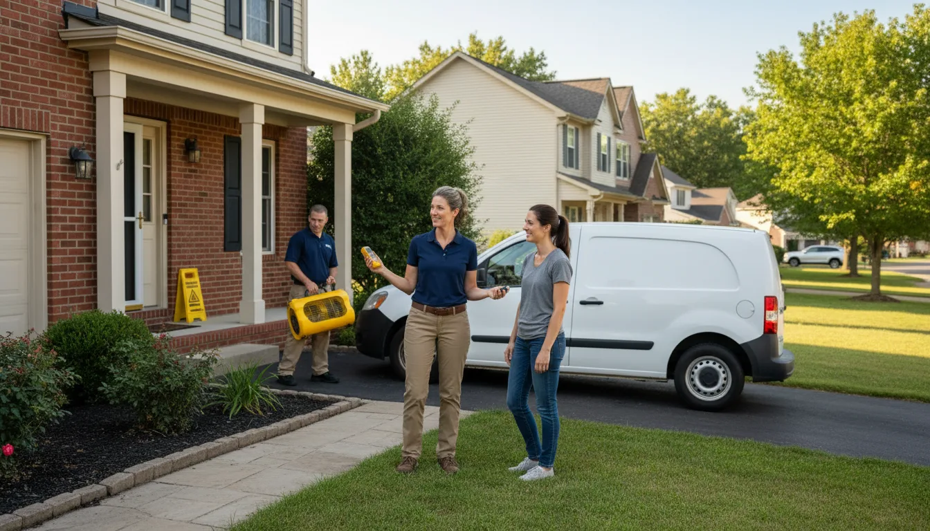 Water restoration image for Dehumidification And Cleanup Services in Natoma, KS